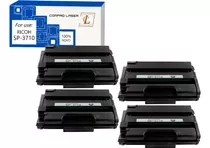 4x Toner Para Ricoh M320f/sp3710/sp3710dn/sp3710sf/408284 7k