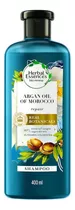 Shampoo Herbal Essences Bio:renew Argan Oil Of Morocco De Vainilla En Botella De 400ml Por 1 Unidad