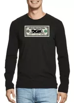 Camisa Manga Longa Dgk Dolar Diamond Skate Grizzly Skate Rap