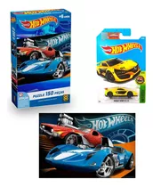 Kit Puzzle 150 Peças Hot Wheels - Grow E Carrinho Hot Wheels