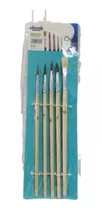 Set De 5 Pinceles Marca Ofimak (2-4-6-8-10)