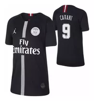 Remera Camiseta Psg Original Jordan C/ Etiqueta Cavani 18-19