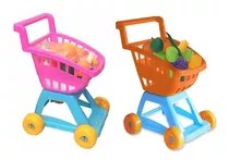 Chango Carrito Compras Con Frutas Duravit Juega Niñas 