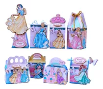 Kit Personalizados Festa Princesas Disney Cone Milk Bala 3d
