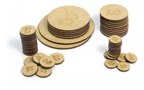 Kit De Tokens Numéricos Para Miniaturas De Rpg - Marcadores