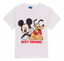 Remera Niños Manga Corta Disney Mickey Mouse Mundo Manias