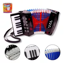 Sanfona Acordeon Infantil Gaita Baixos Teclas Brinquedo