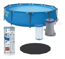 Piscina Bestway Estructural 4678 L + Bomba + Cobertor Regalo