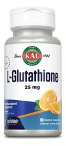 Kal | L-glutathione I 25mg I 90 Micro Tablets I Orange I Usa
