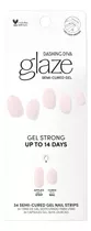 Uñas Adhesivas Glaze Color -powder Pink