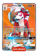 Carta Pokémon Lycanroc Gx Full Art Guardiões Ascendentes