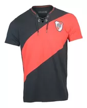 Remera River Plate Retro Escudo Bordado