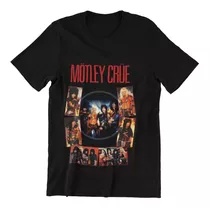 Polera Unisex Mötley Crüe Posters Rock Musica Estampado 