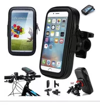 Funda Soporte Moto Bici Xl Impermeable Porta Celular Gps 