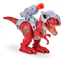 Figura Dinosaurio T- Rex Con Armadura Luz Y Sonido - El Rey