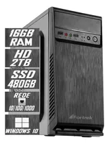 Pc Computador Cpu I7 / Hd 2tb + Ssd 480gb / 16gb Memória Ram