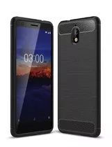 Funda Tpu Fibra De Carbono Compatible Con Nokia 3.1