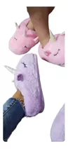 Pantuflas Unicornios Rosa Y Lila