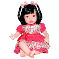 Boneca Baby Kiss Estilo Reborn Menina Sid Nyl