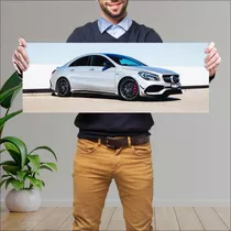 Cuadro 30x80cm Auto 2016 Mercedes Amg Cla 45 Aer 562