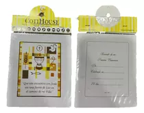 Tarjeta De Invitación Comunión Cáliz - Pack X 10 