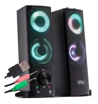 Caixa Caixinha De Som Para Pc Gamer Com Subwoofer Tv Usb P2 