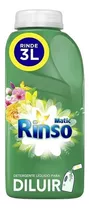 Detergente Líquido Para Diluir Rinso 3 Unidades De 500ml