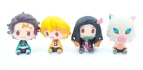 Set 4 Mini Figuras Kimetsu No Yaiba Demon Slayer M3