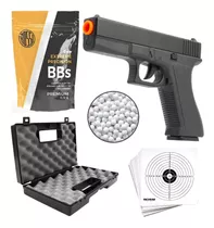 Pistola De Airsoft Glock Gk-v307 + Maleta + Munição 6mm Arma