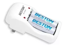 Cargador Beston Con Baterías Recargables Aa X2 3000mah Itech