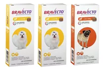 2 Bravecto Antipulgas Cães 2 A 4kg 1 Bravecto 4,5 A 10kg Msd