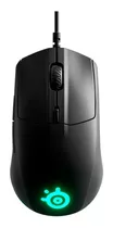 Mouse Gamer De Juego Steelseries  Rival 3 62513 Negro