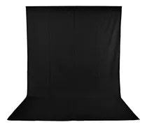 Tela Telon Negro Lino Fondo Estudio Chroma Key 3 X 3 Metros