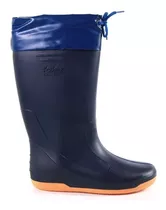 Bota De Lluvia Con Cuello Nauticas Goma Impermeables Calidad