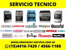 Servicio Tecnico Repuestos Instalacion Cocinas Hornos Anafes