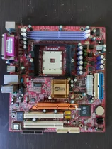 Placa-mãe Atx Amd Socket 754 Fsb800 Ide Sata Pc Antigo 