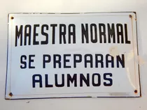 Cartel Enlozado Maestra Normal  - 760 -