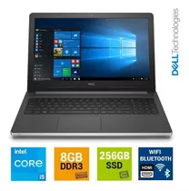 Laptop Dell Core I5 6ta Gen 8gb Ssd 256gb Wifi Bt Win10 Rfb