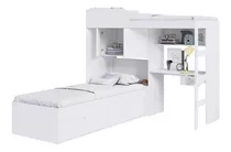 Dormitorio Cucheta Multifuncional - Cama + Escritorio + Baul