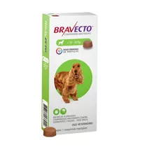 Bravecto 10a20kg Comprimido Cães Antipulga Carrapato