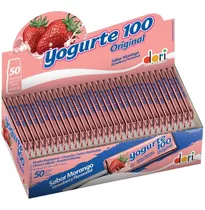 Pirulito Dori Yogurte100 Morango Sem Glúten 560 G 50 U