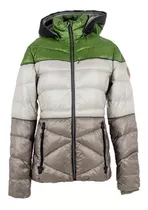 Campera Northland Mujer Annerl Pluma 70/30 Capucha Desmontab