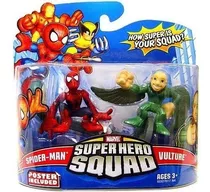 Set Mini Figuras Spiderman Y Vulture Marvel Super Hero Squad
