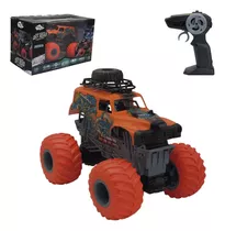 Carro Controle Remoto Off Road Função Total Laranja Atomico