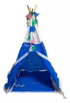 Carpa India Infantil Para Niños Piramide Rosa Con Banderines