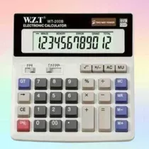 Calculadora  12 Digitos Grandes Solar Wt-200b