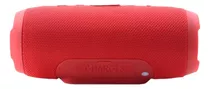 Caixa De Som Bluetooth Pendrive Charge 3 Radio Portátil 20w Cor Vermelho