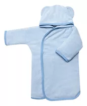 Bata De Baño Para Bebe 0-12 Meses Regalo Baby Shower Azul