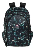 Agarrate Catalina Mochila 2 Cierres Estampada Q Color Papillon Diseño De La Tela Estampado