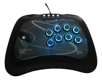 Mando Arcade Fightstick 4d Para Pc Ps3 Ps4 Pc360 Con Luz Color Negro